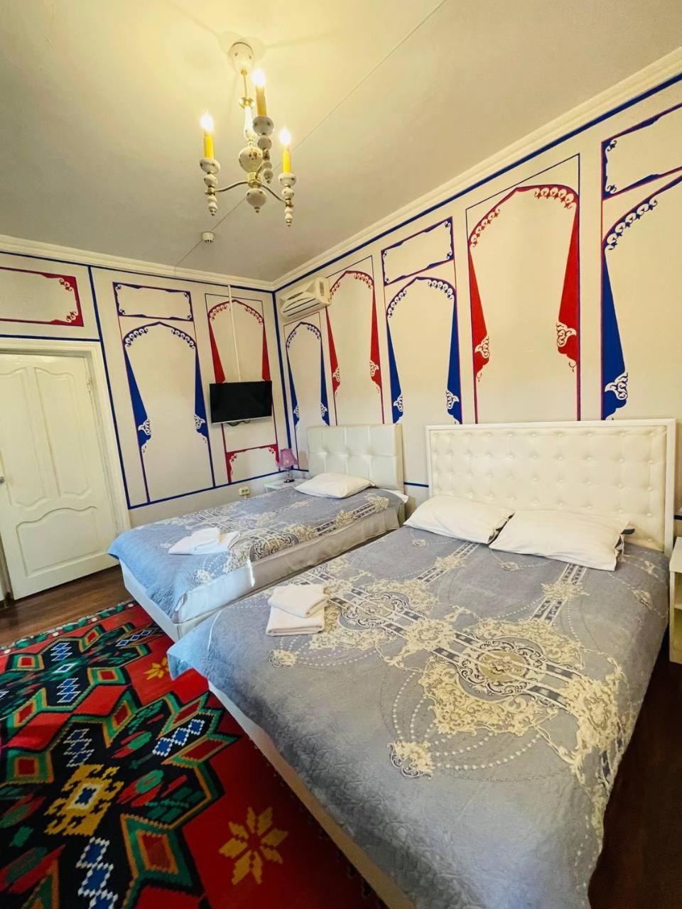 "Chor Minor" Hotel Unesco Heritage List 2 Minutes To Bukhara Old Town Square Official Partner Of The La Rosse Aroma Exterior photo